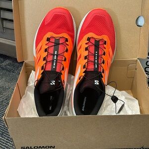 Salomon Sense Ride 5 Men's 12 US Lunar Red Firey Orange Running Shoes